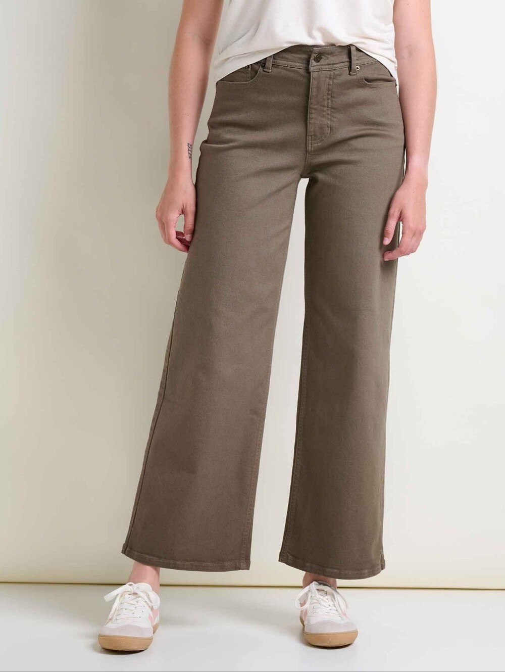Toad&Co Organic Cotton Balsam Wide Leg Pant Women's Size 10